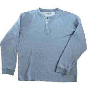 Men’s Madewell Light Blue Henley Shirt